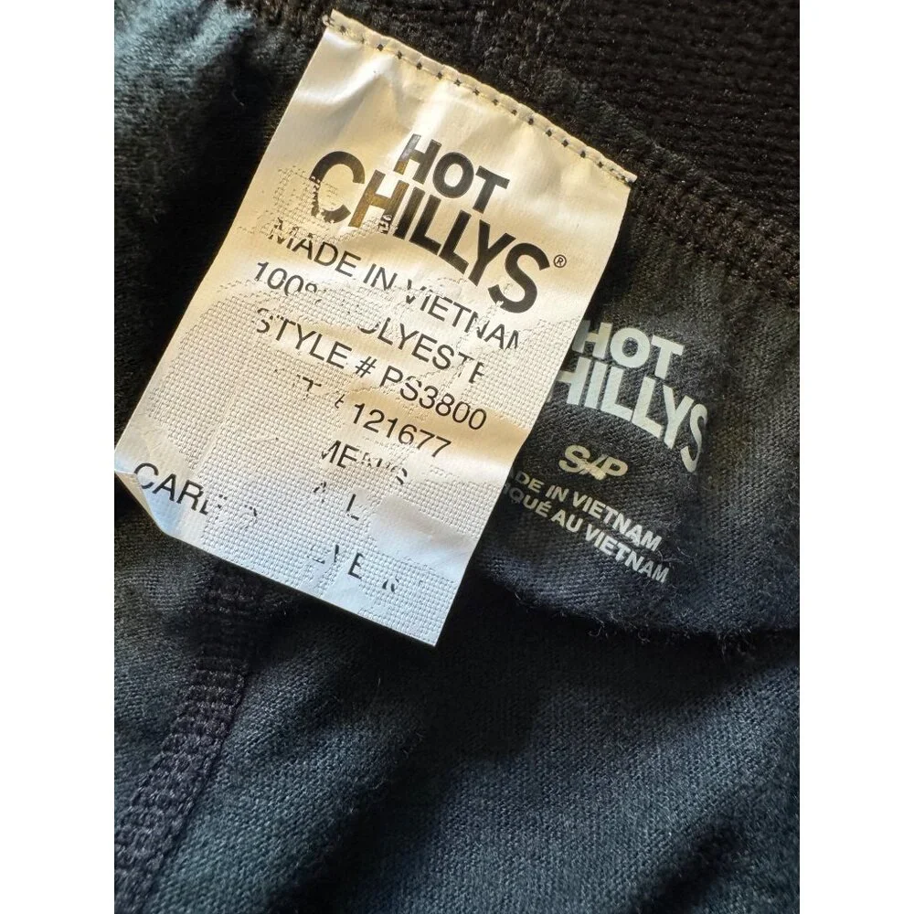 Hot Chilly Women's Base Layer Leggings Size Small Black Pants NWOT $78